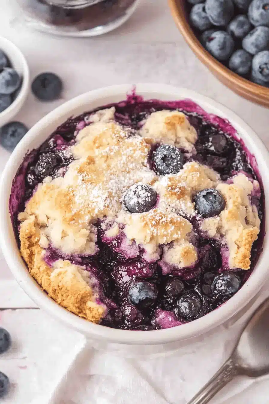 Blueberry Cobbler Recipe ingredients