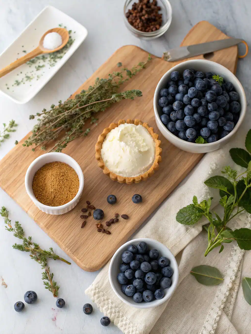 Blueberry Pie Ice Cream ingredients