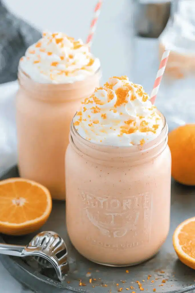 Boozy Orange Creamsicle Milkshake