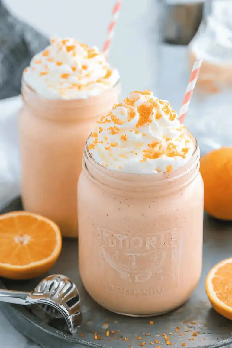 Boozy Orange Creamsicle Milkshake