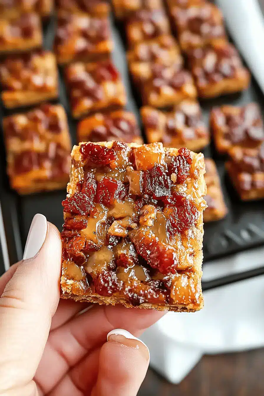 Boursin Candied Bacon Crackers ingredients