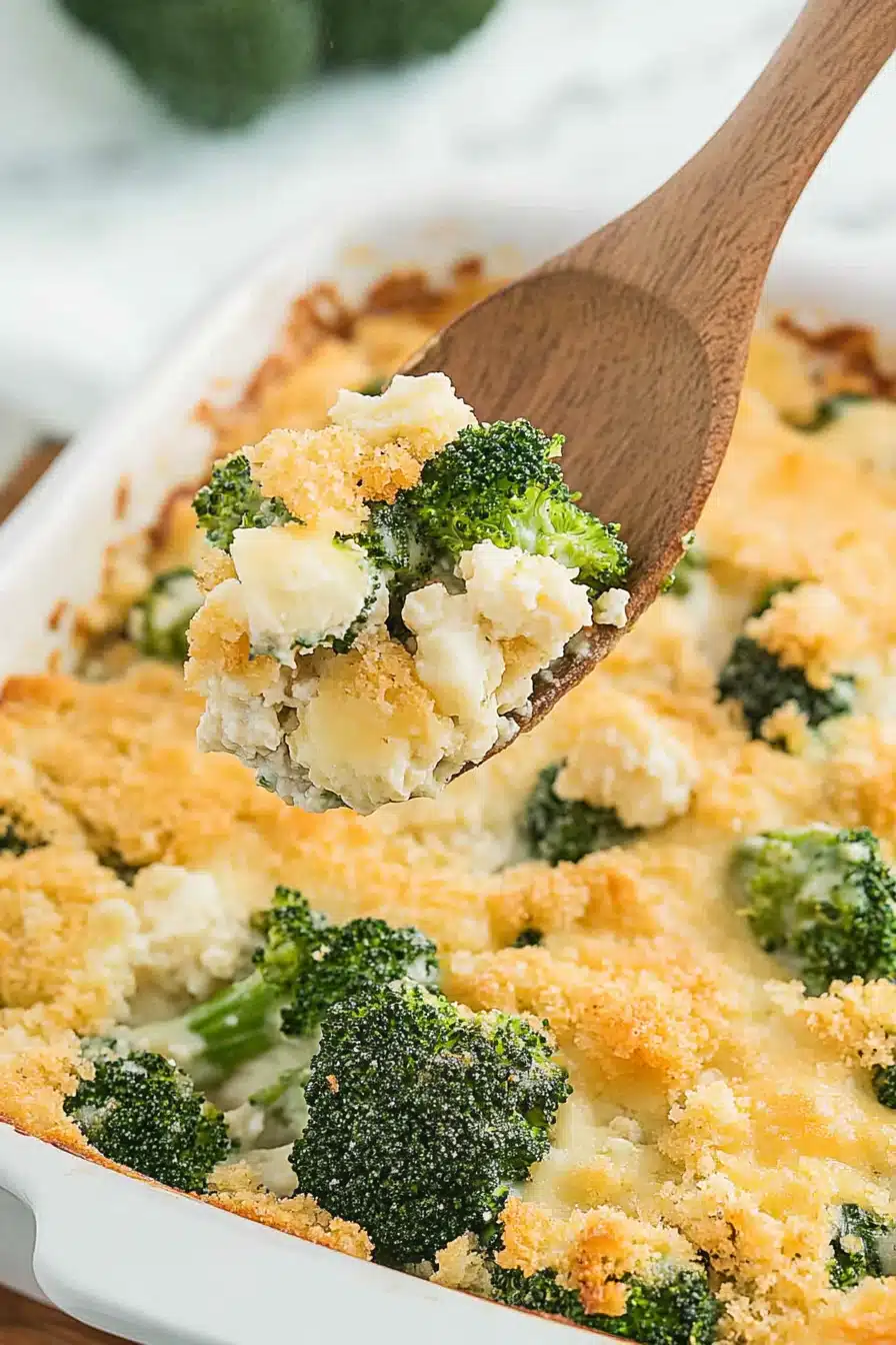 Broccoli Casserole Final Dish Presentation