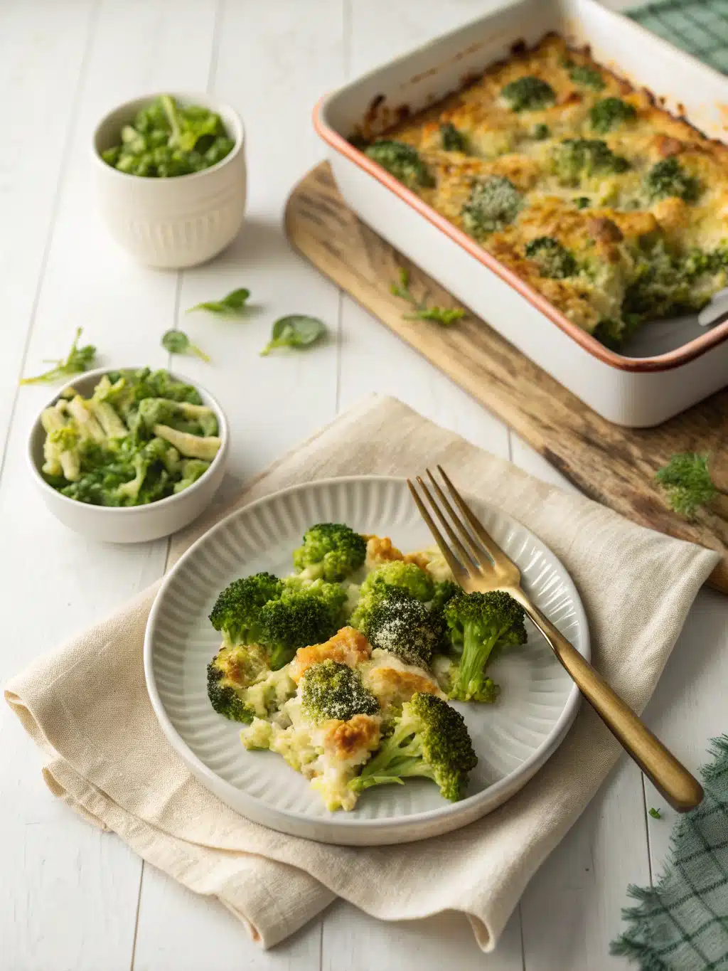 Broccoli Casserole serving suggestion