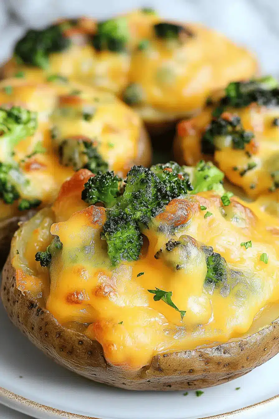 Broccoli Cheddar Twice Baked Potatoes ingredients