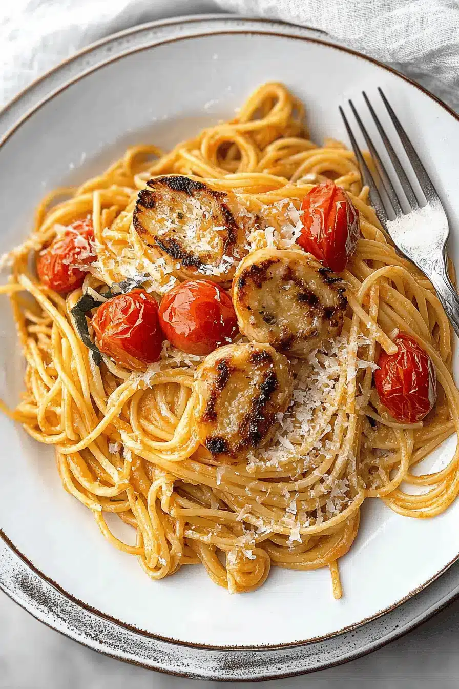 Burst Tomato Pasta ingredients