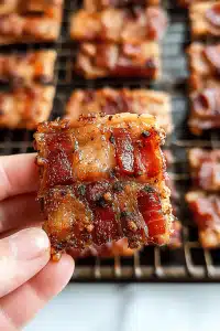 Candied Bacon Crackers