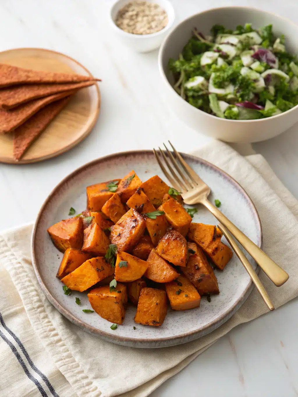 Candied Sweet Potatoes serving suggestion