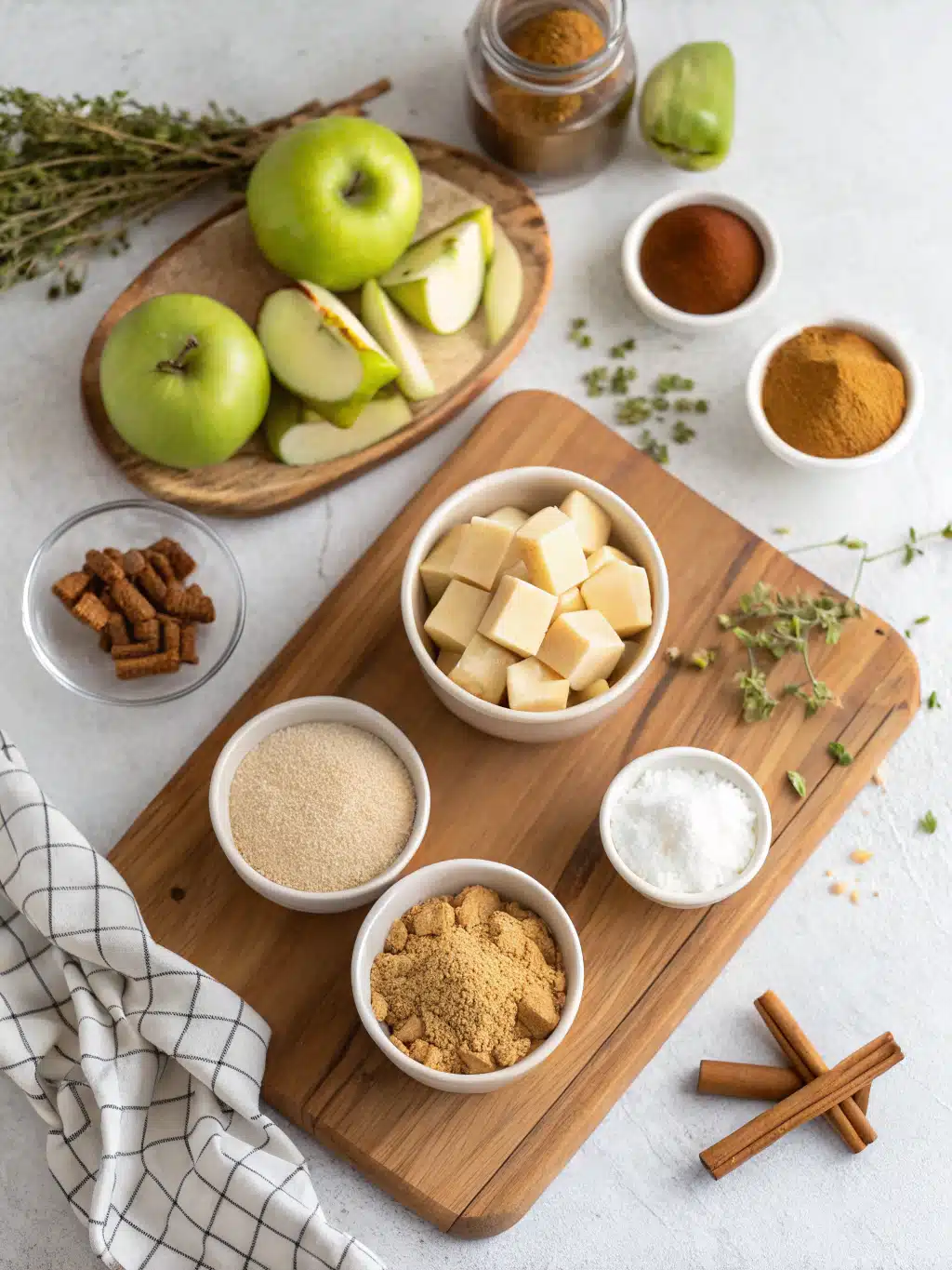 Caramel Apple Cake Cups ingredients