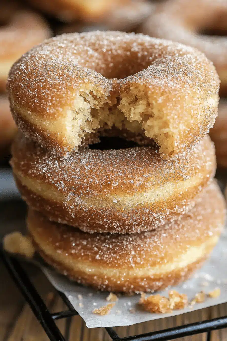Caramel Apple Cider Donuts Final Dish Presentation