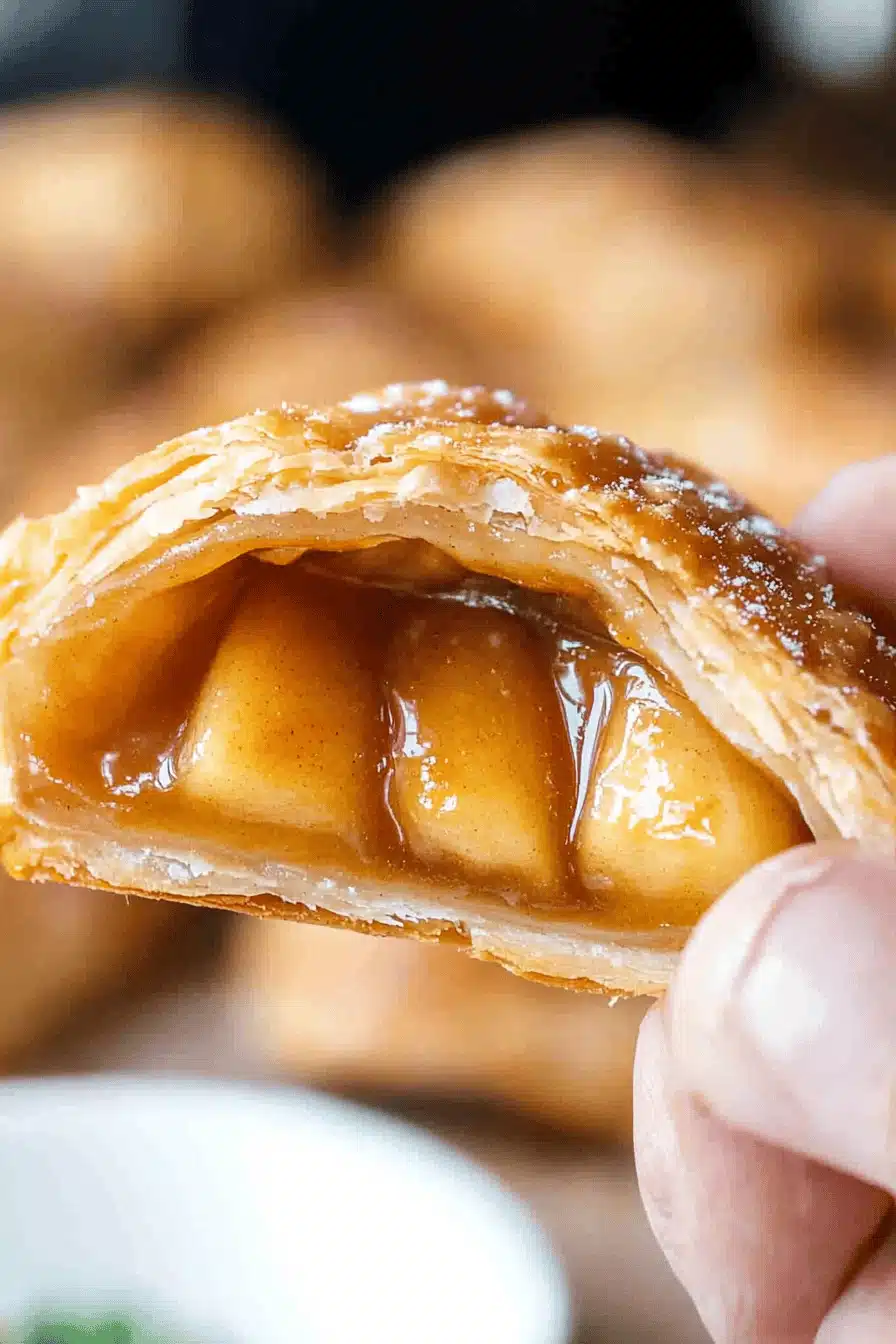 Caramel Apple Empanadas Recipe Final Dish Presentation