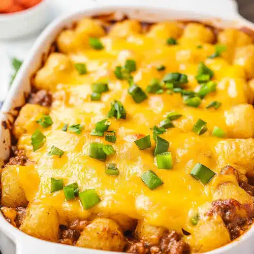 Cheeseburger Tater Tot Casserole