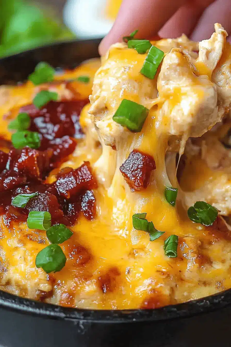 Cheesy Barbecue Chicken Dip ingredients