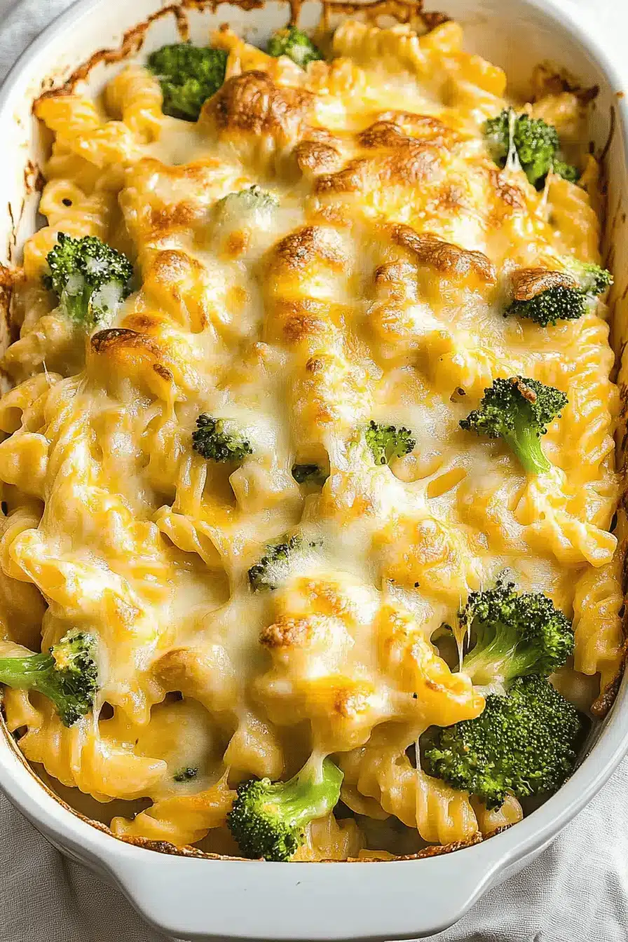 Cheesy Broccoli Chicken Pasta Bake ingredients