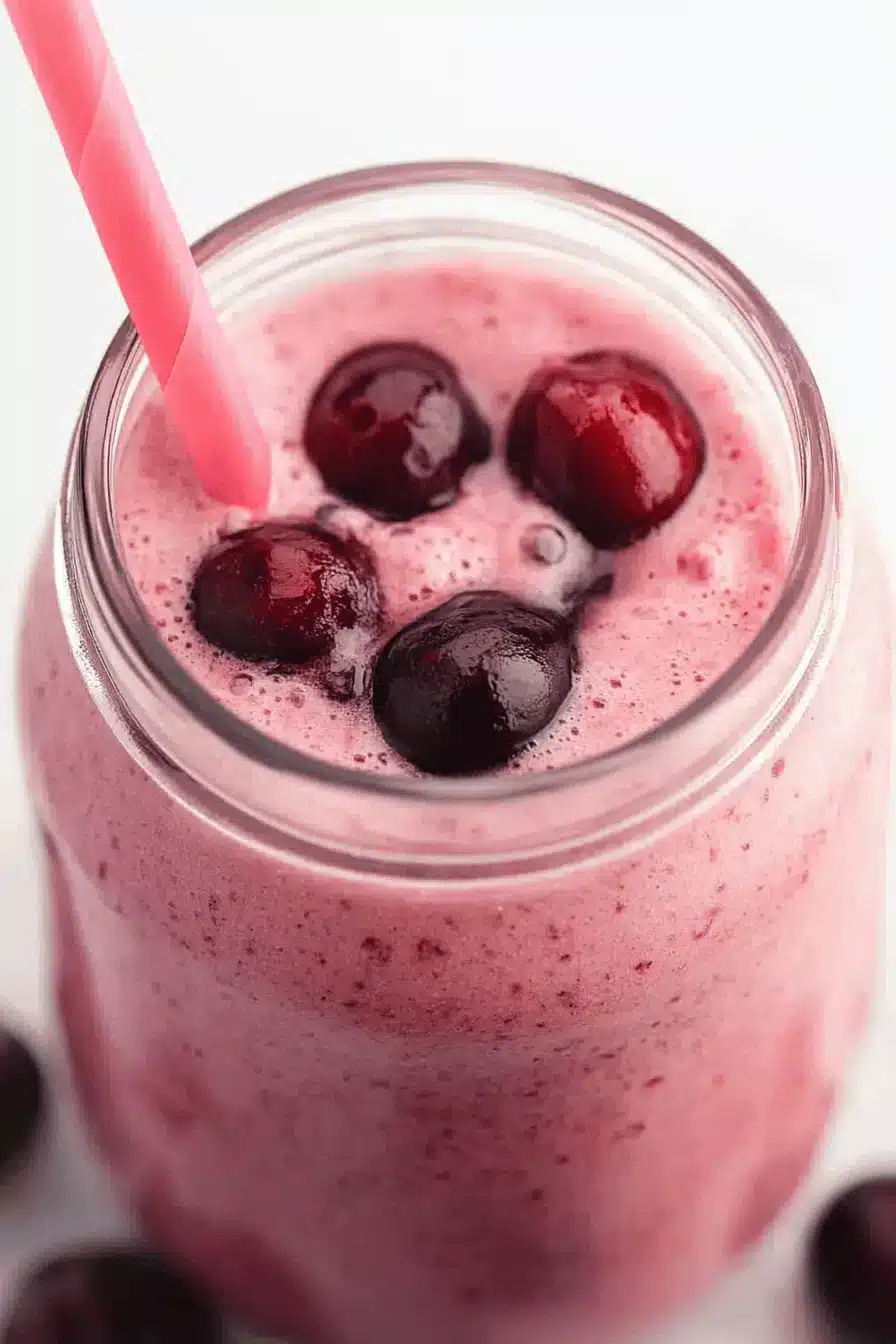 Cherry Vanilla Smoothie ingredients