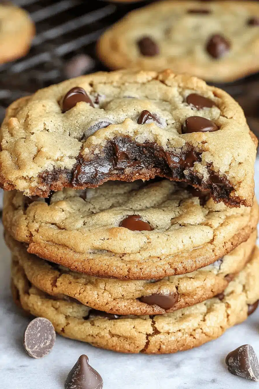Chewy Chocolate Chip Cookies Recipe Final Dish Presentation