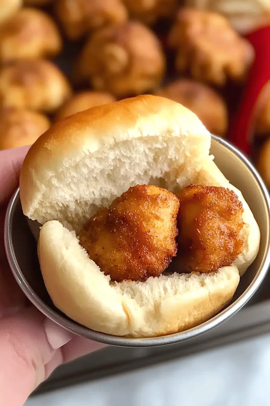 Chick-fil-A Chicken Minis Final Dish Presentation