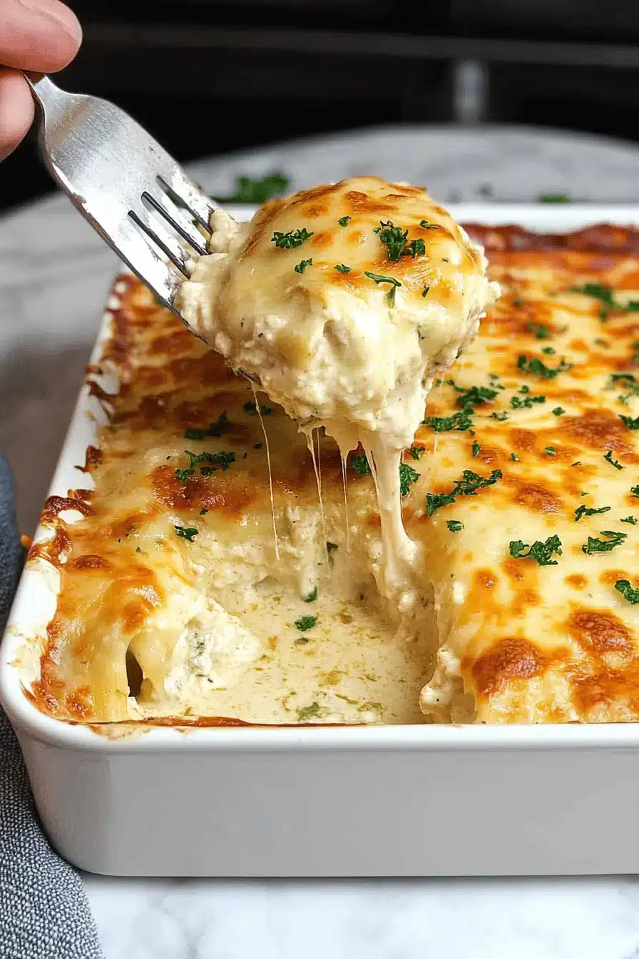 Chicken Alfredo Lasagna ingredients