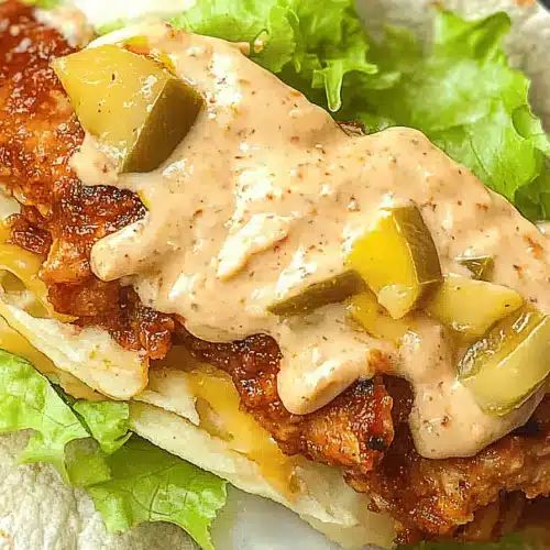 Chicken Big Mac Taco