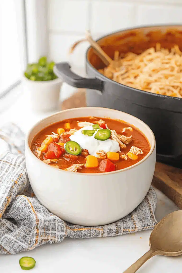 Chicken Fajita Soup