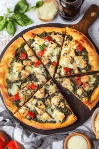 Chicken Pesto Pizza