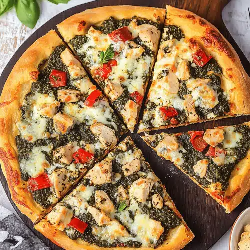 Chicken Pesto Pizza