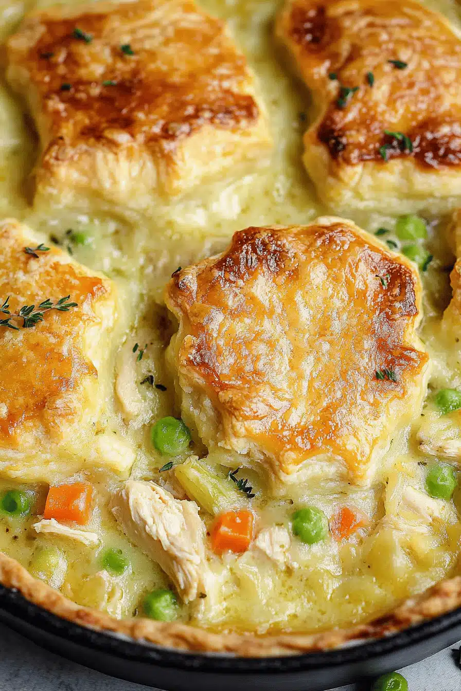 Chicken Pot Pie Recipe Final Dish Presentation