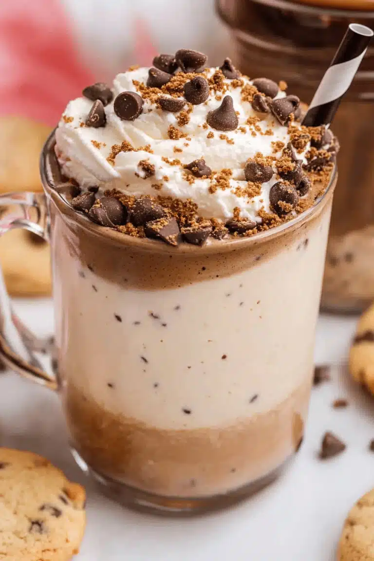 Chocolate Chip Cookie Milkshake