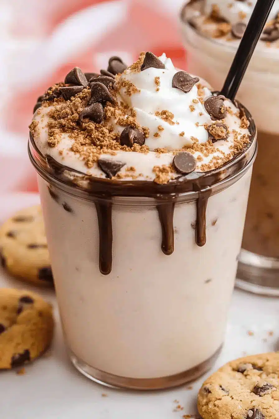 Chocolate Chip Cookie Milkshake ingredients
