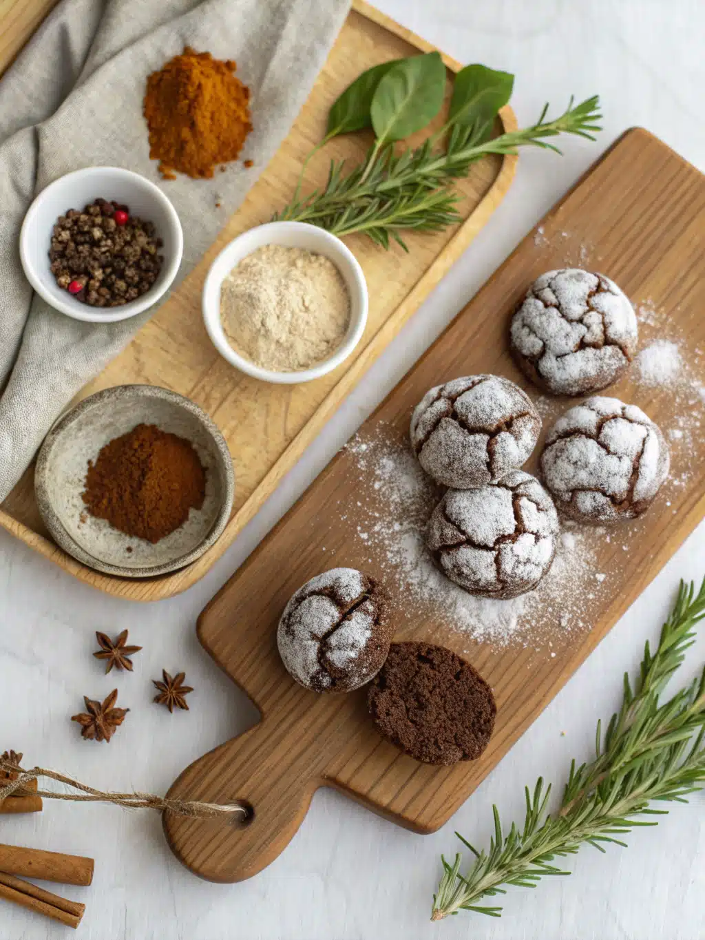Chocolate Crinkle Cookies Recipe ingredients