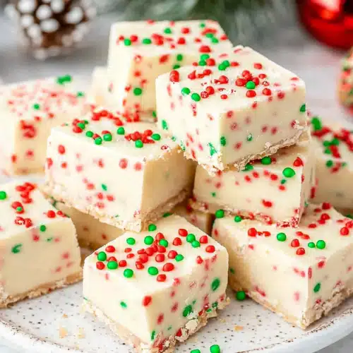 Christmas Sugar Cookie Fudge