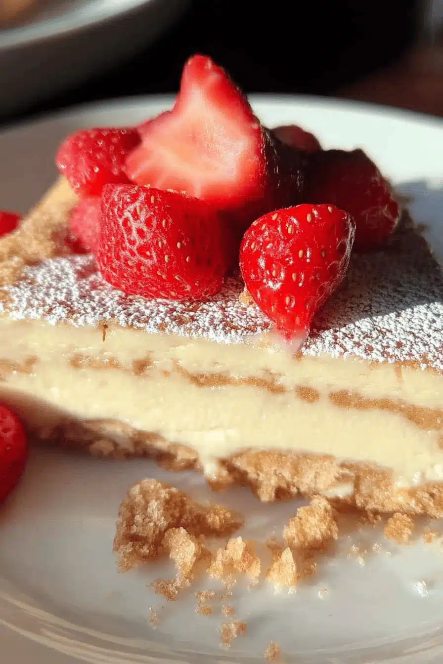 Churro Cheesecake Final Dish Presentation