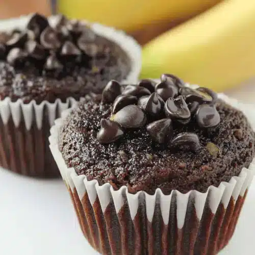 Cocoa-Banana Muffins