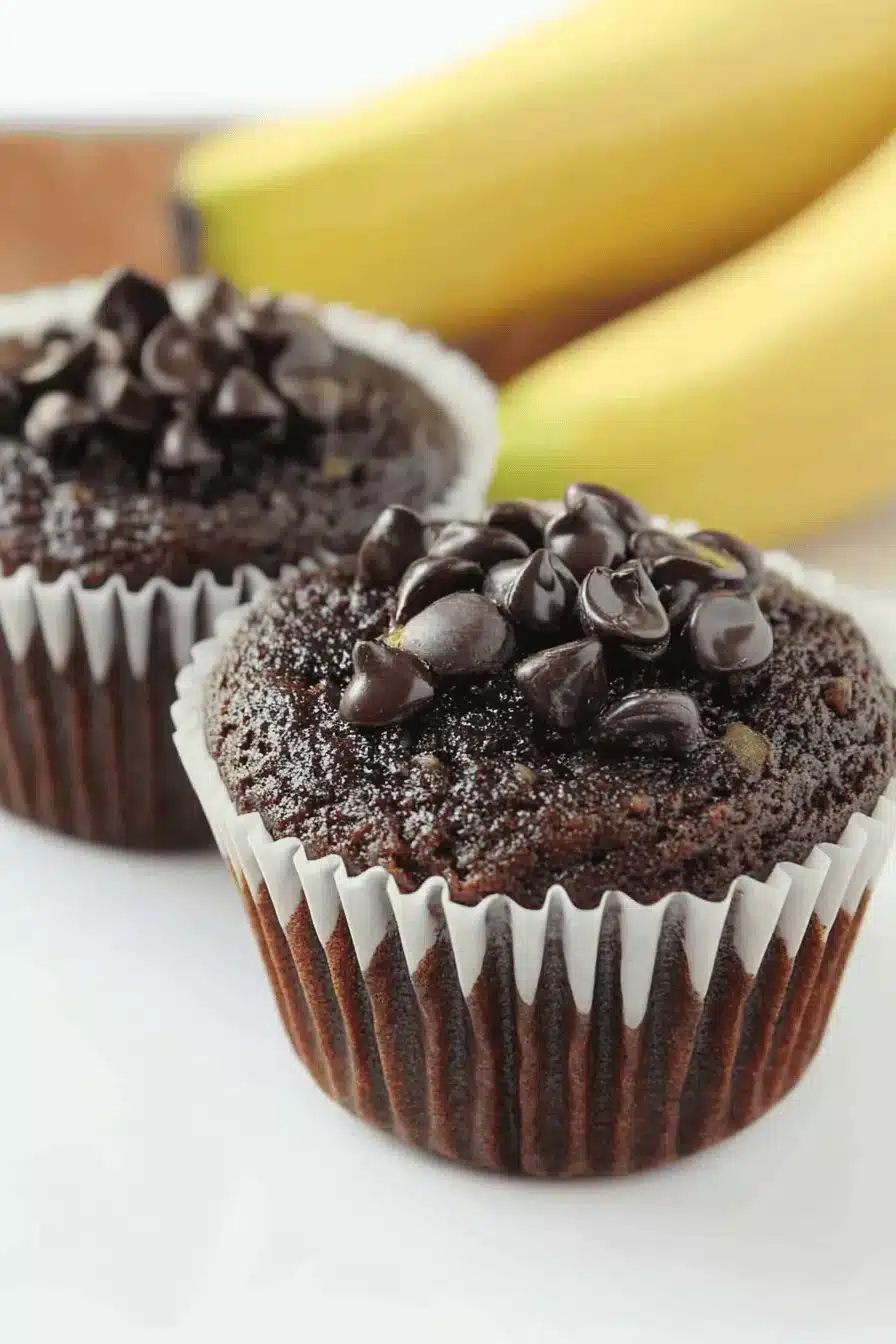 Cocoa-Banana Muffins ingredients