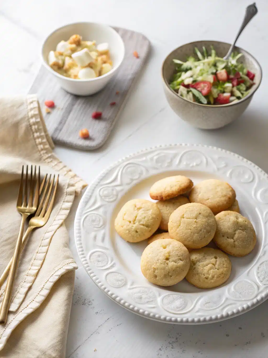Condensed Milk Cookies serving suggestion