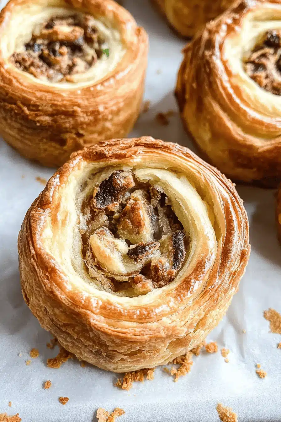 Cookie Puff Pastry Recipe Final Dish Presentation