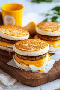 Copycat Sausage Egg McMuffins