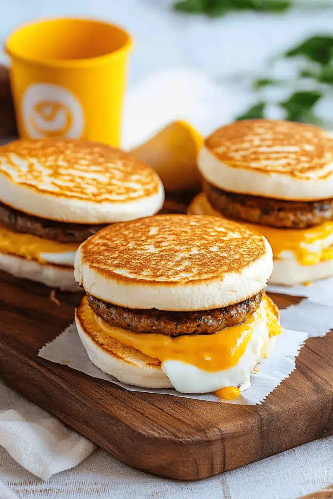 Copycat Sausage Egg McMuffins