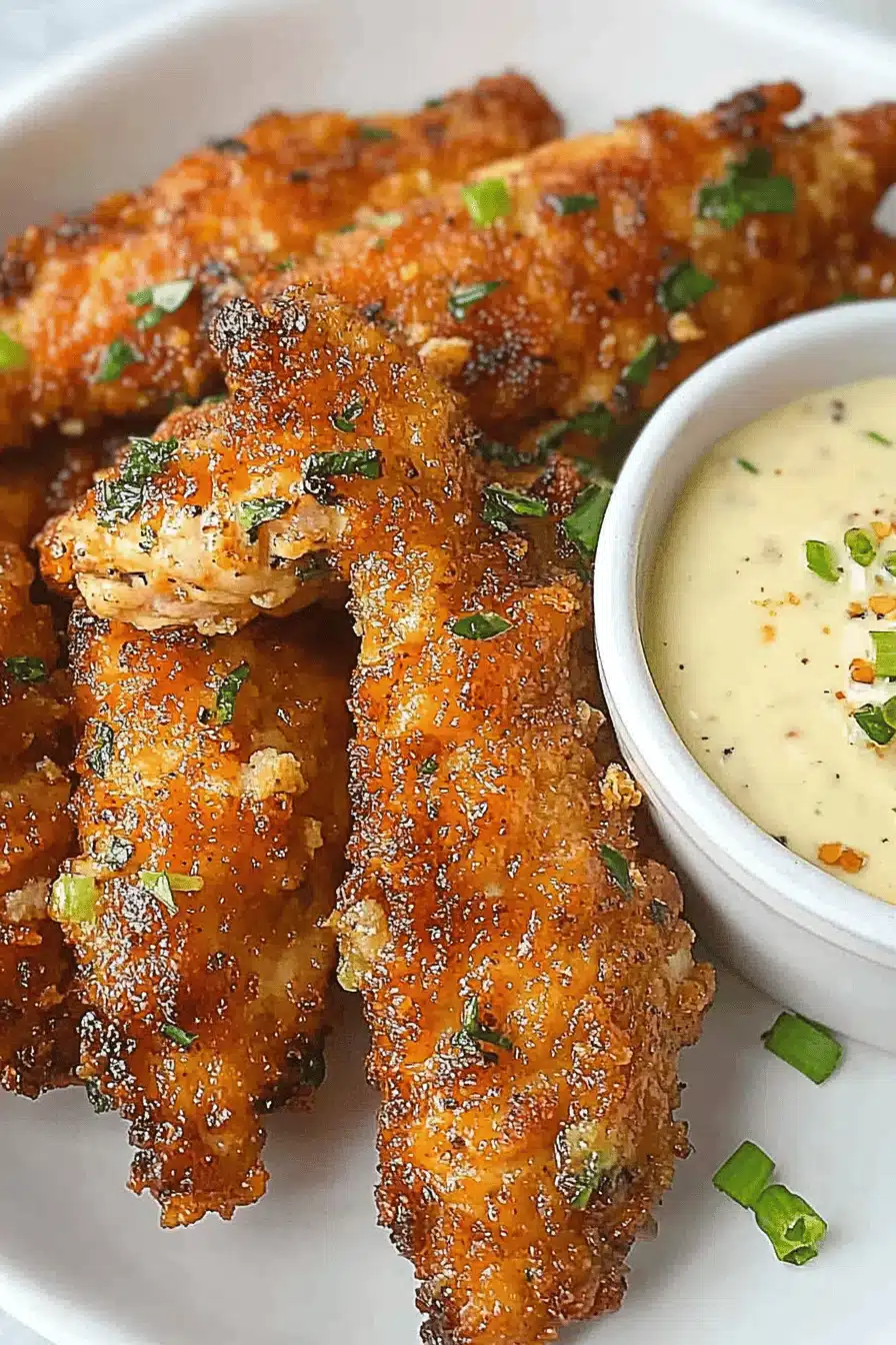 Cowboy Butter Chicken Tenders Final Dish Presentation