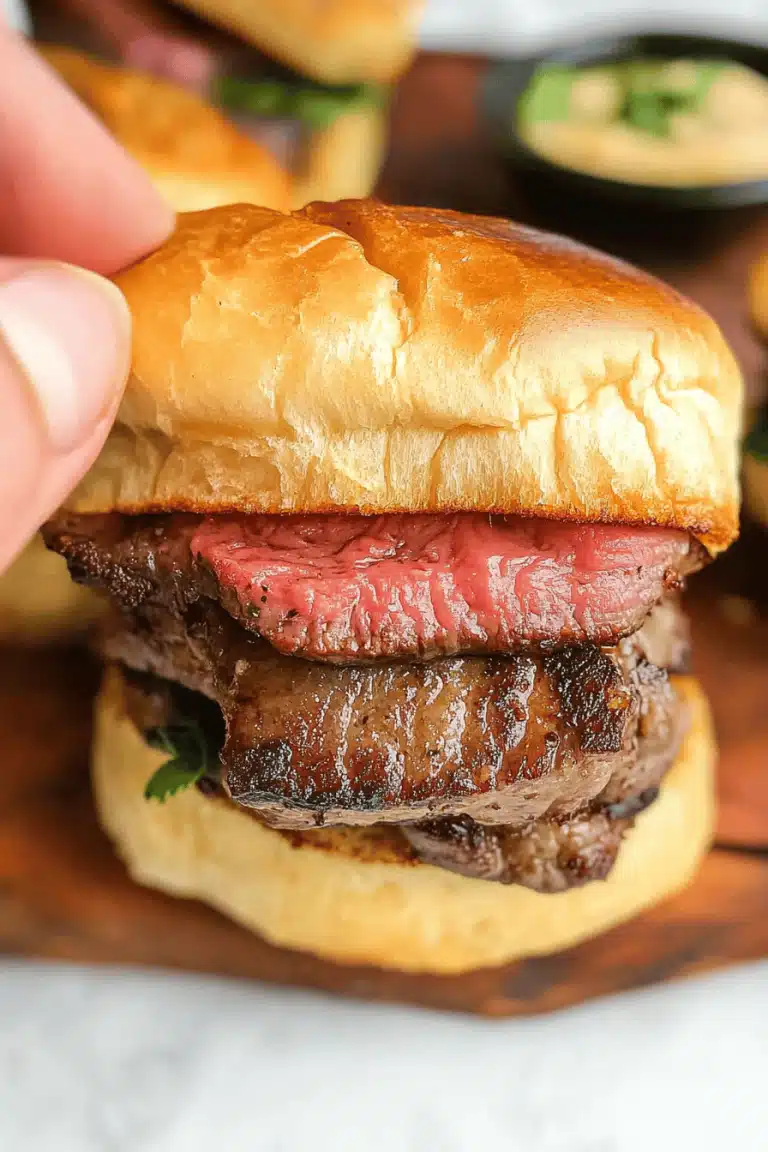 Cowboy Butter Steak Sliders
