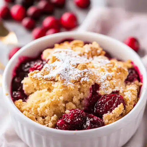 Cranberry Cobbler Dump Cake