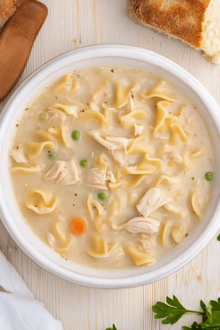 Creamy Chicken Noodle Soup
