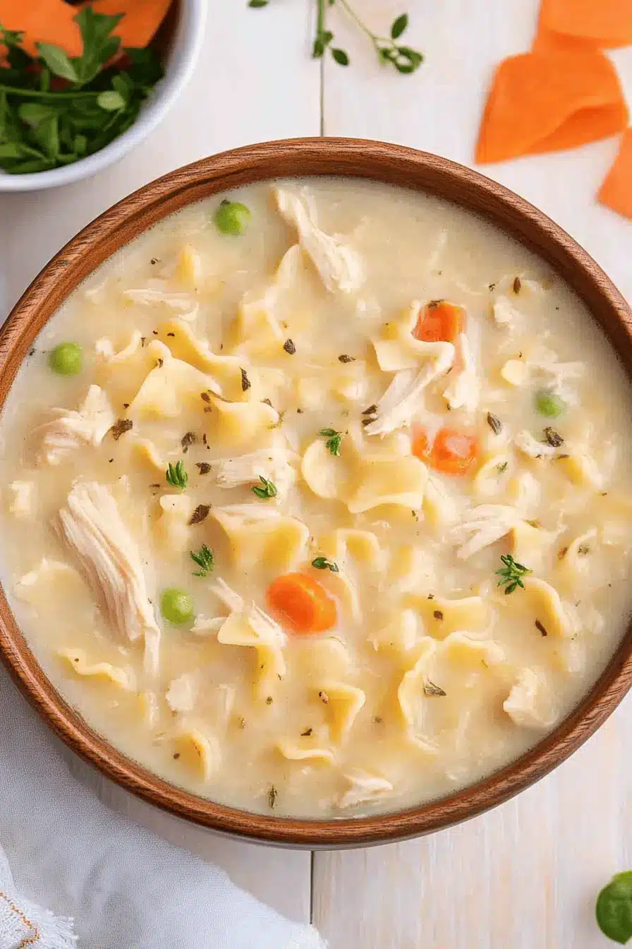 Creamy Chicken Noodle Soup ingredients