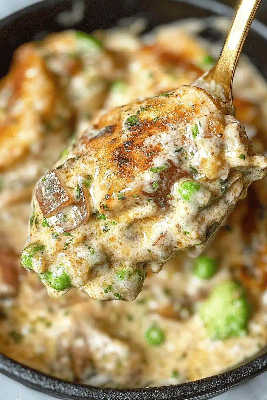 Creamy Garlic Parmesan Chicken Final Dish Presentation