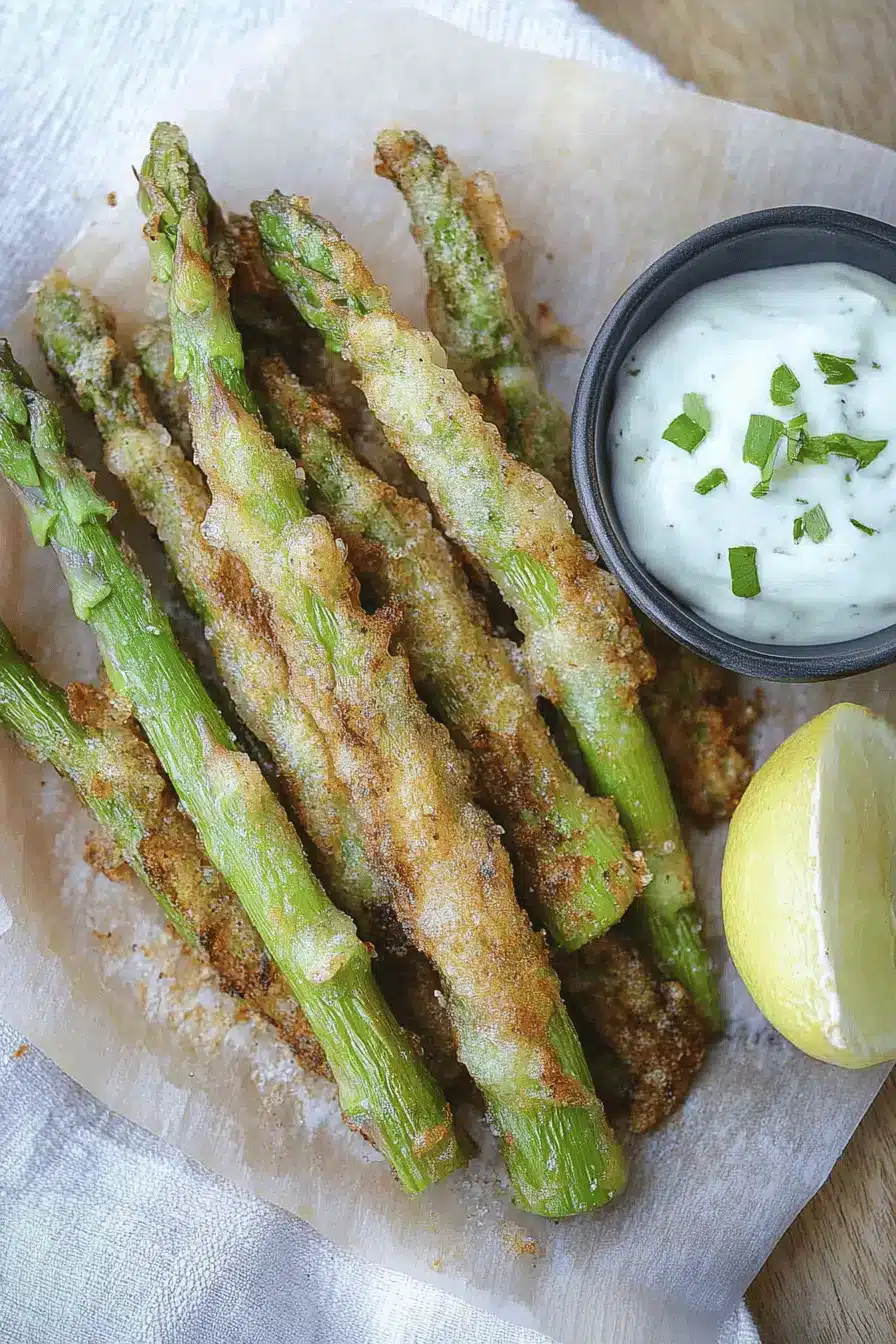 Crispy Fried Asparagus ingredients