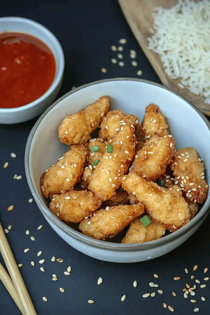 Crispy Sesame Chicken ingredients
