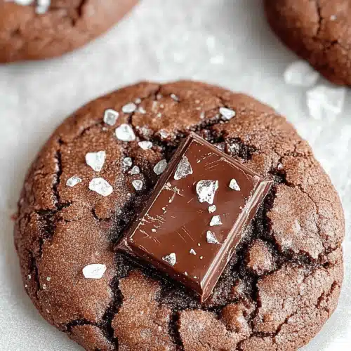 Double Chocolate Sea Salt Cookies