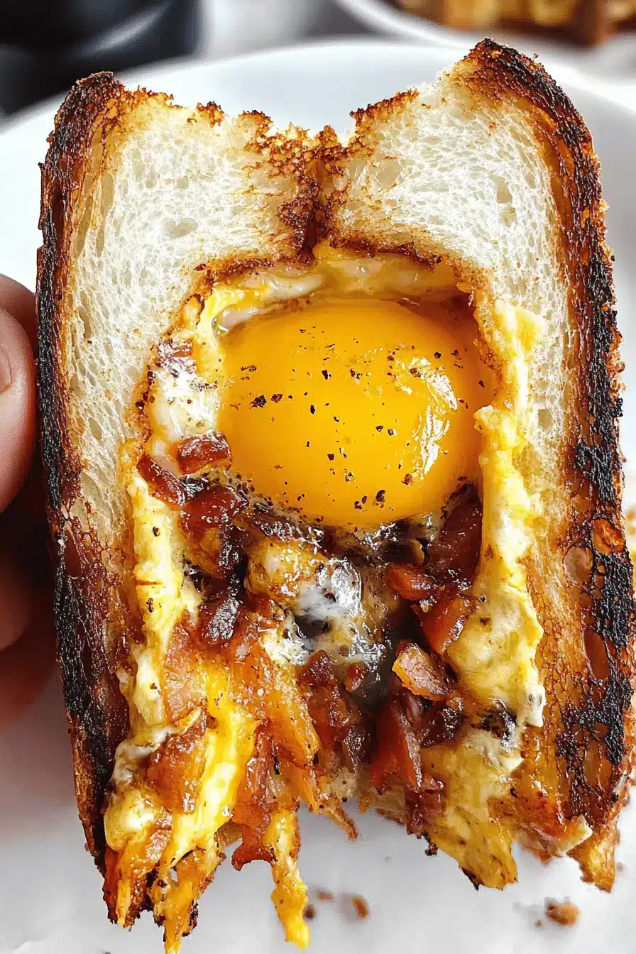 Egg in a Hole Sandwich ingredients