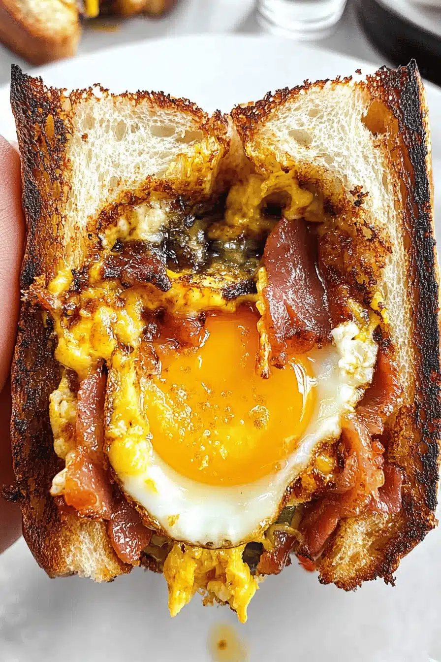 Egg in a Hole Sandwich