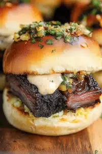 Elote Brisket Sliders