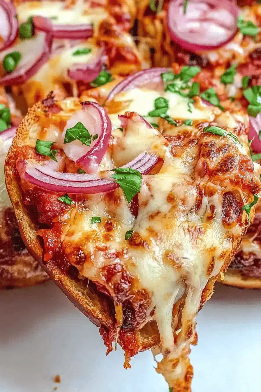 French Bread Pizza ingredients